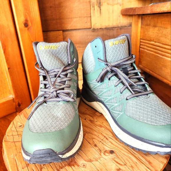 HI-TEC MENS DESTROYER MID TRAIL HIKING BOOTS-MENS SIZE 11 - Picture 2 of 11